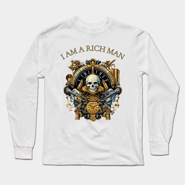 I am a Rich Man Long Sleeve T-Shirt by FrogandFog